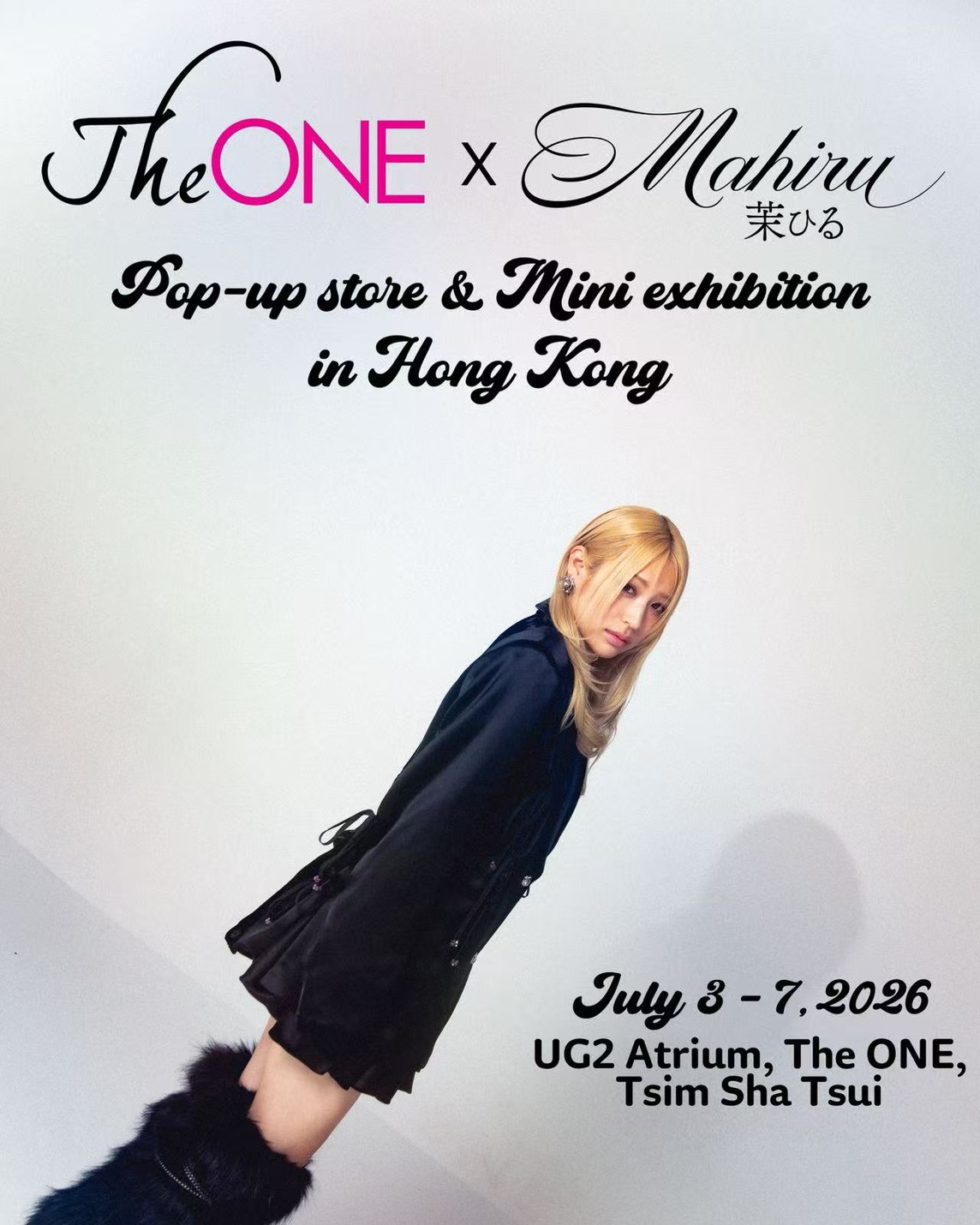 7月3日-7月7日香港「The ONE UG2 Atrium 」にて茉ひるのポップアップショップ＆ミニ展覧会開催